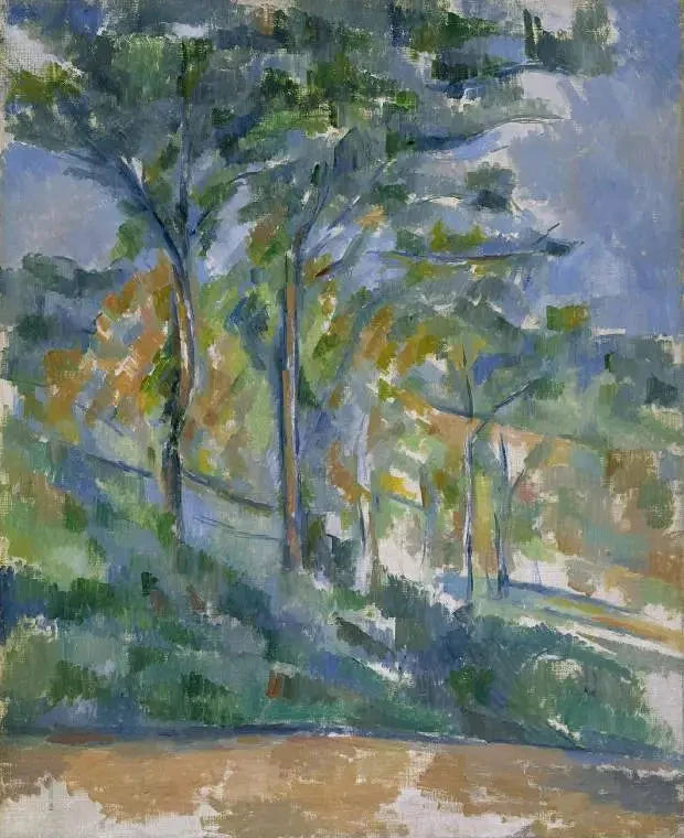 ใต้ป่า – ป่าไม้ - Paul Cézanne