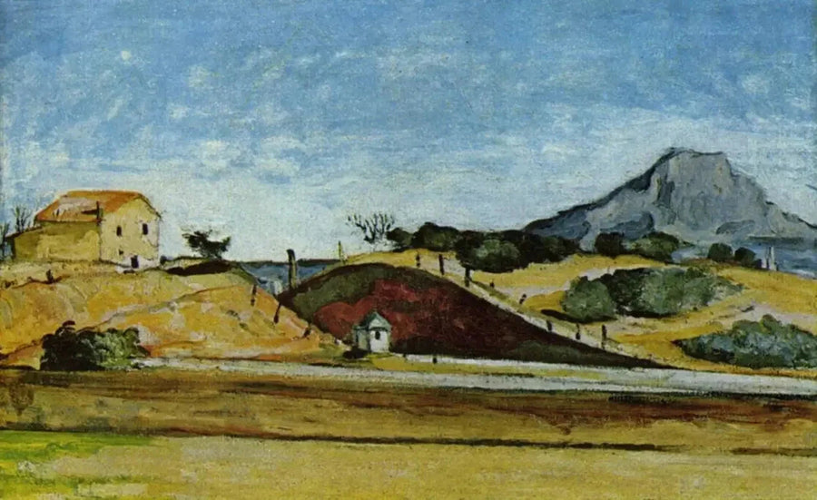 ร่องลึกกับภูเขาเซนต์-วิคตอรี - Paul Cézanne