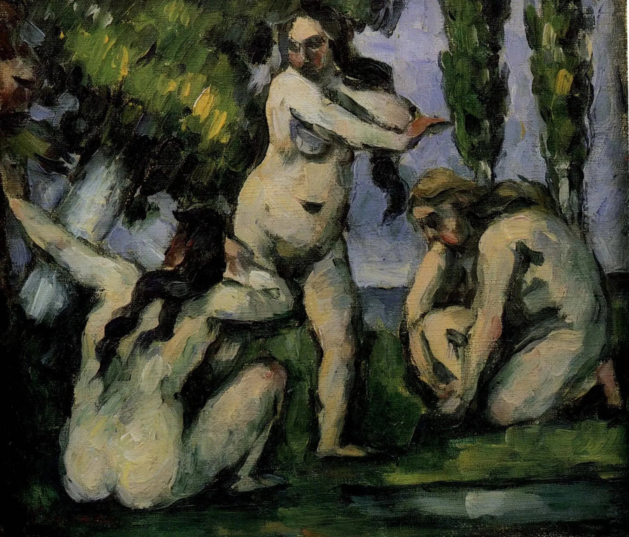 สามนักอาบน้ำ - Paul Cézanne