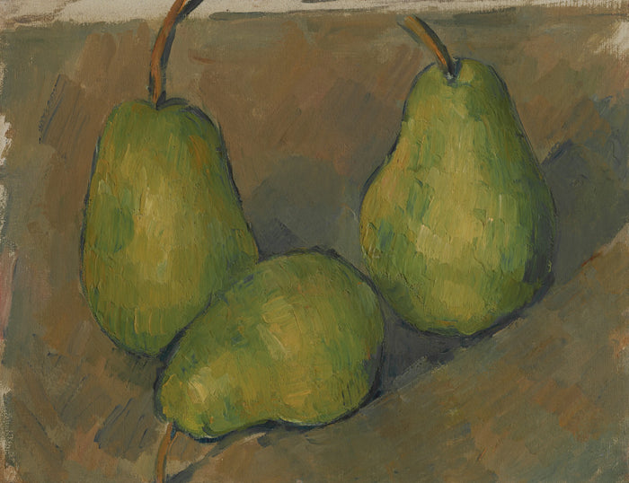 ลูกแพร์สามตัว พ.ศ.2421-2422-Paul Cézanne