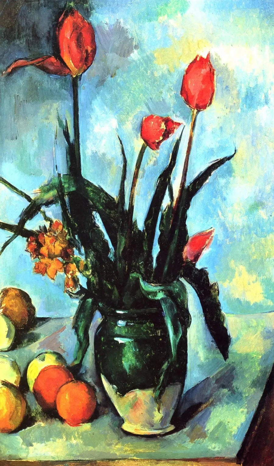 แจกันดอกทิวลิป - Paul Cézanne