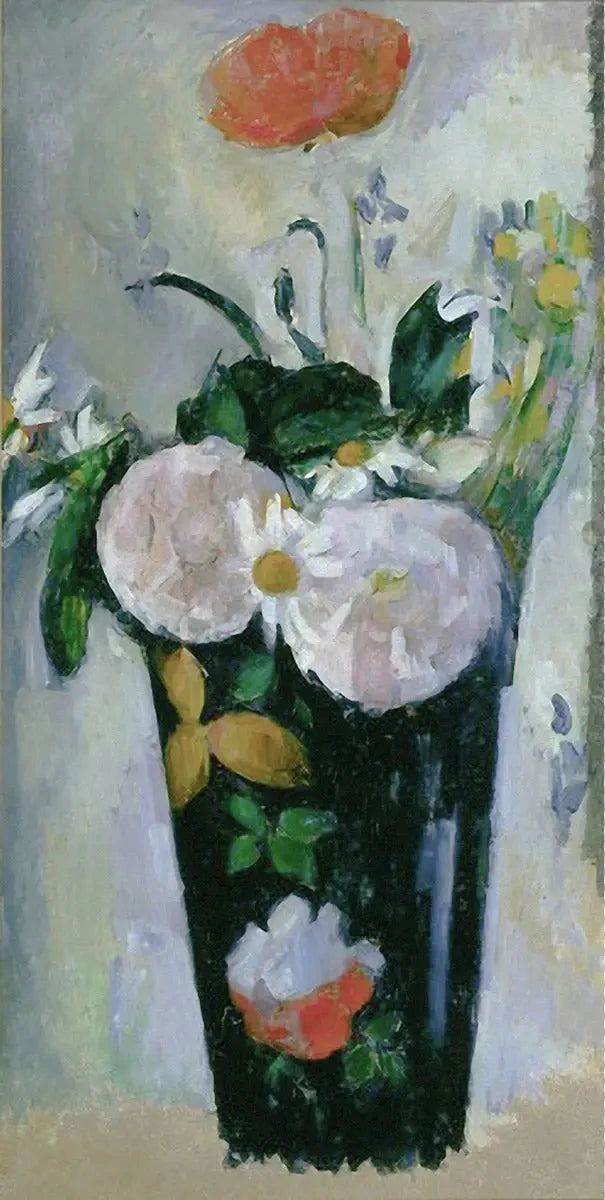 Le Vase bleu sombre III vers 1880 Paul Cézanne Kreeger Museum – reproduction peinture à l’huile sur toile