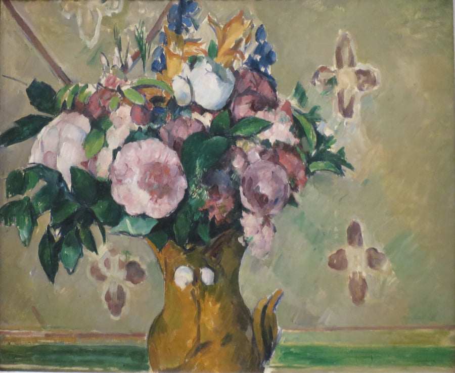 ดอกไม้ในแจกันสีแดง - Paul Cézanne