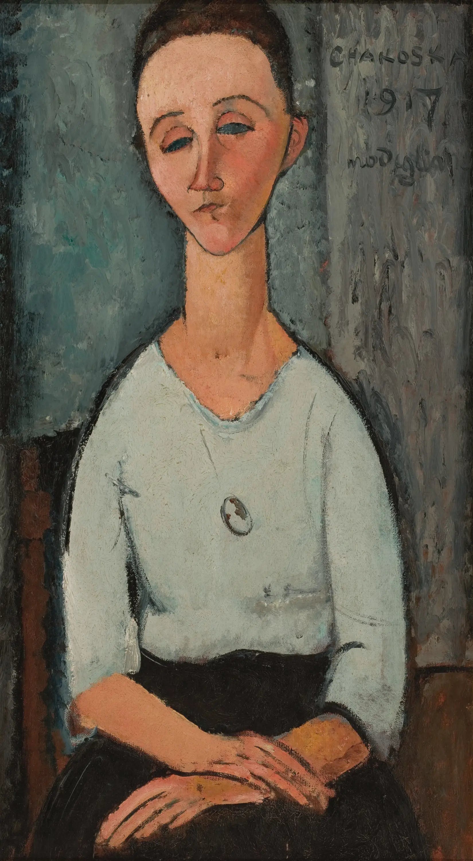 Reproduction du tableau « Chakoska - Amedeo Modigliani » par Alpha Reproduction en peinture à l’huile