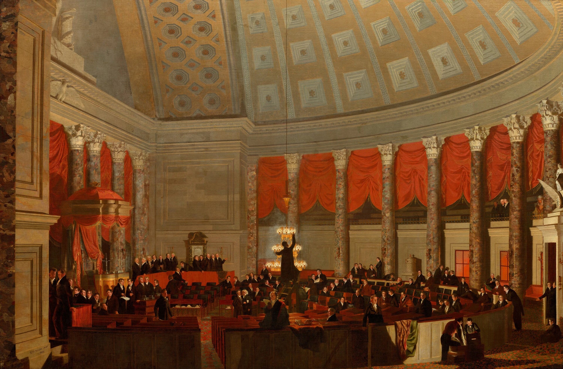 La Chambre des Représentants - Samuel F. B. Morse