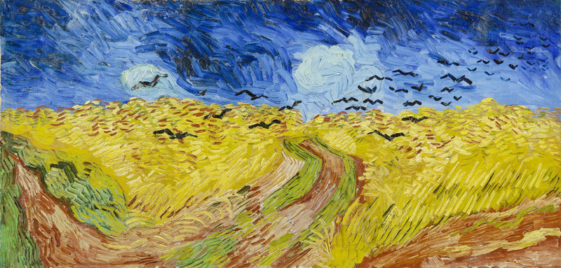 ทุ่งข้าวสาลีกับฝูงกา - Vincent van Gogh
