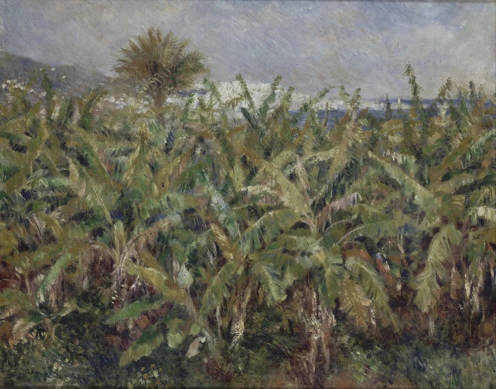 champ de bananes - Pierre-Auguste Renoir image 1 copie de tableau peinte à la main