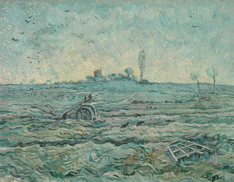 ทุ่งหิมะพร้อมเครื่องหว่าน - Vincent van Gogh