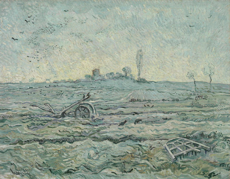 ทุ่งหิมะพร้อมเครื่องหว่าน - Vincent van Gogh