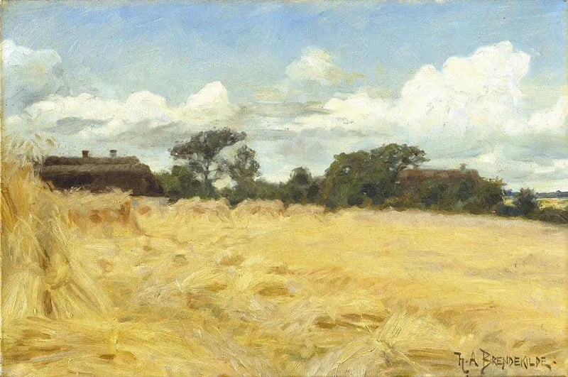 ทุ่งข้าวสาลี - H. A. Brendekilde