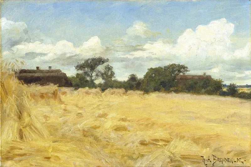 ทุ่งข้าวสาลี - H. A. Brendekilde