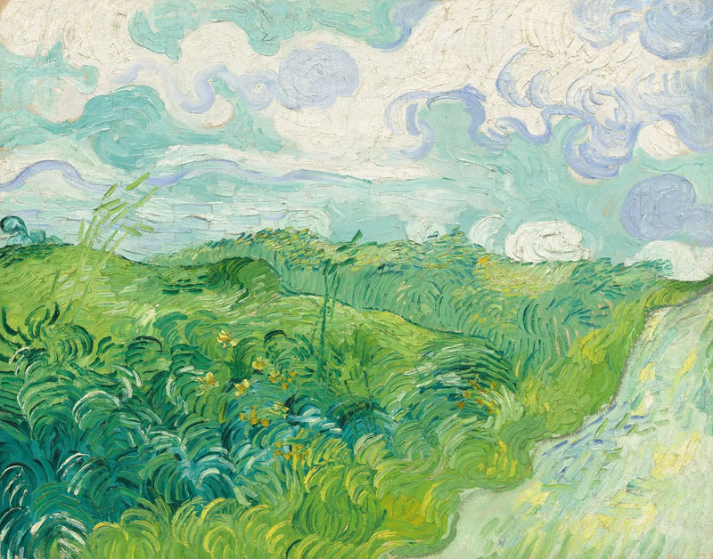 ทุ่งข้าวสาลีสีเขียว, อูแวร์ - Vincent van Gogh