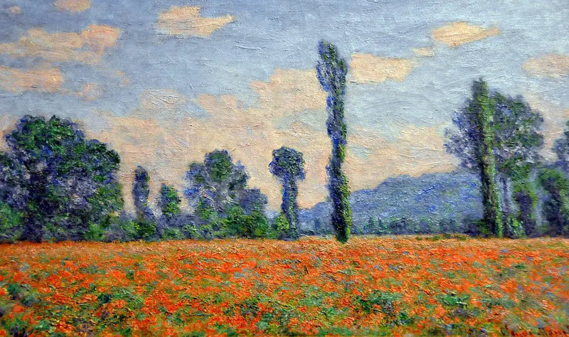 ทุ่งดอกป๊อปปี้ที่กีแวร์นี - Claude Monet