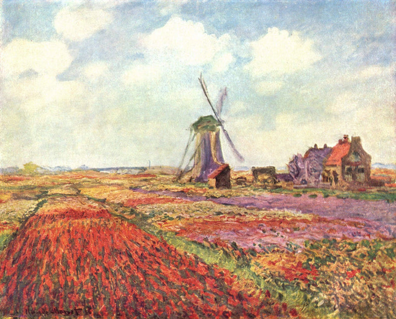 ทุ่งทิวลิปในฮอลแลนด์ W1067 - Claude Monet