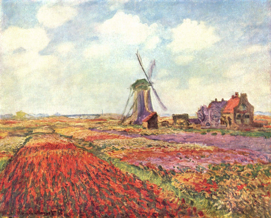 ทุ่งทิวลิปในฮอลแลนด์ W1067 - Claude Monet