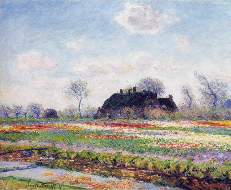 ทุ่งทิวลิปใน Sassenheim W1070 - Claude Monet