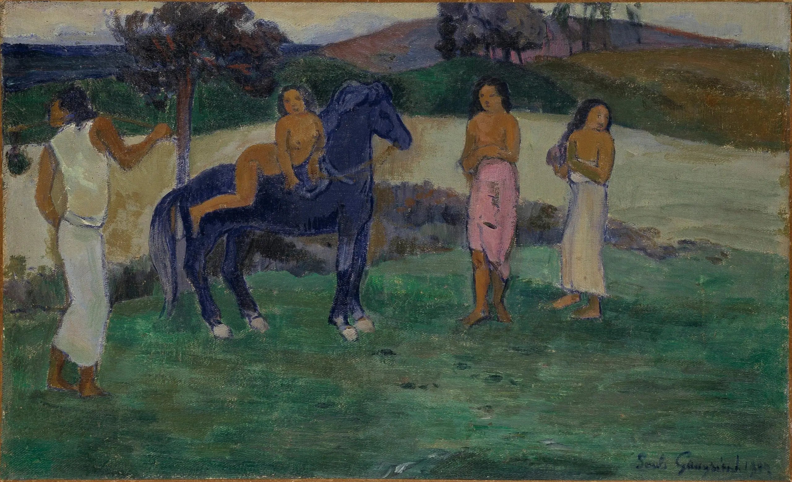 Reproduction du tableau « Changement de résidence - Paul Gauguin » par Alpha Reproduction en peinture à l’huile