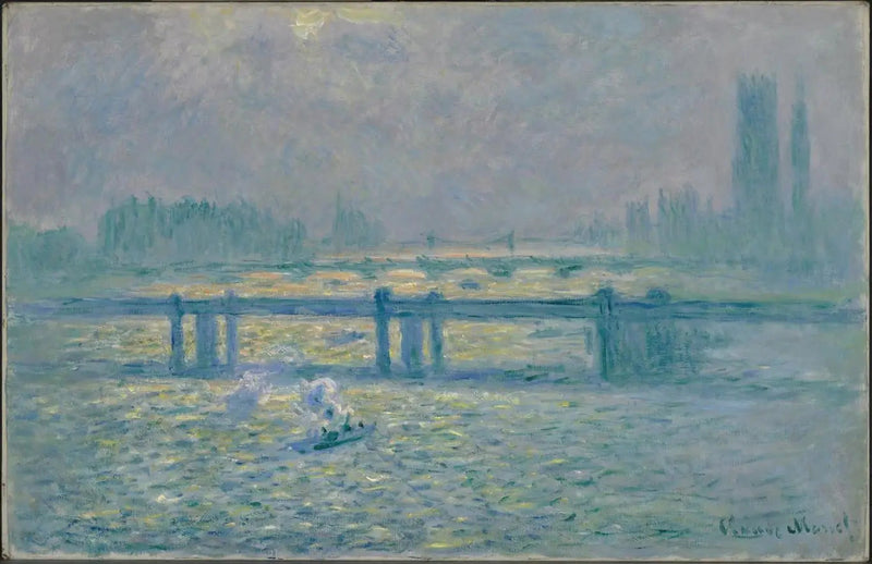 สะพานชาริงครอส, เงาสะท้อนบนแม่น้ำเทมส์ - Claude Monet