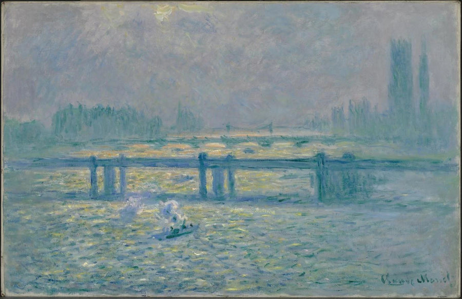 สะพานชาริงครอส, เงาสะท้อนบนแม่น้ำเทมส์ - Claude Monet
