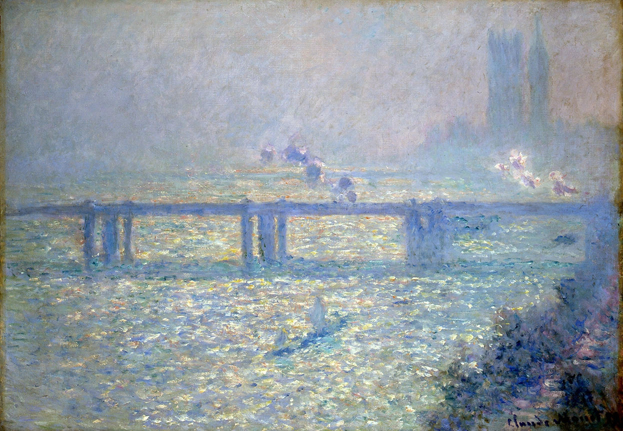 La Tamise au pont de Charing Cross de Claude Monet, 1899 – Shelburne Museum 1972-69.3, Wildenstein 1521