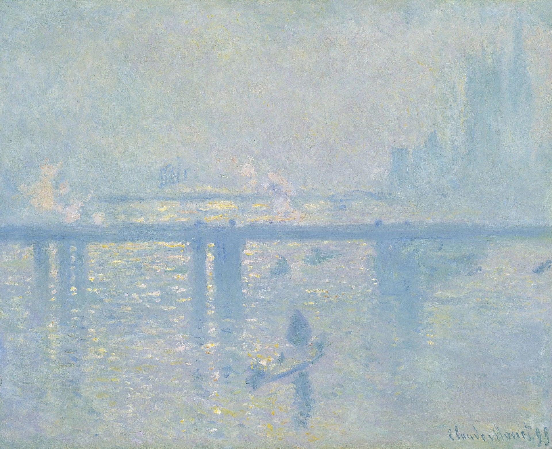 Charing Cross Bridge de Claude Monet, 1899 – Museo Thyssen-Bornemisza CTB.1996.7, Wildenstein 1531
