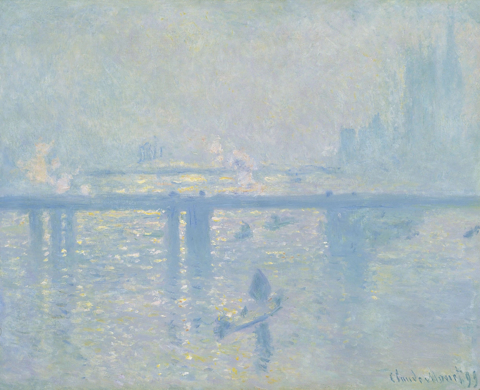Charing Cross Bridge de Claude Monet, 1899 – Museo Thyssen-Bornemisza CTB.1996.7, Wildenstein 1531