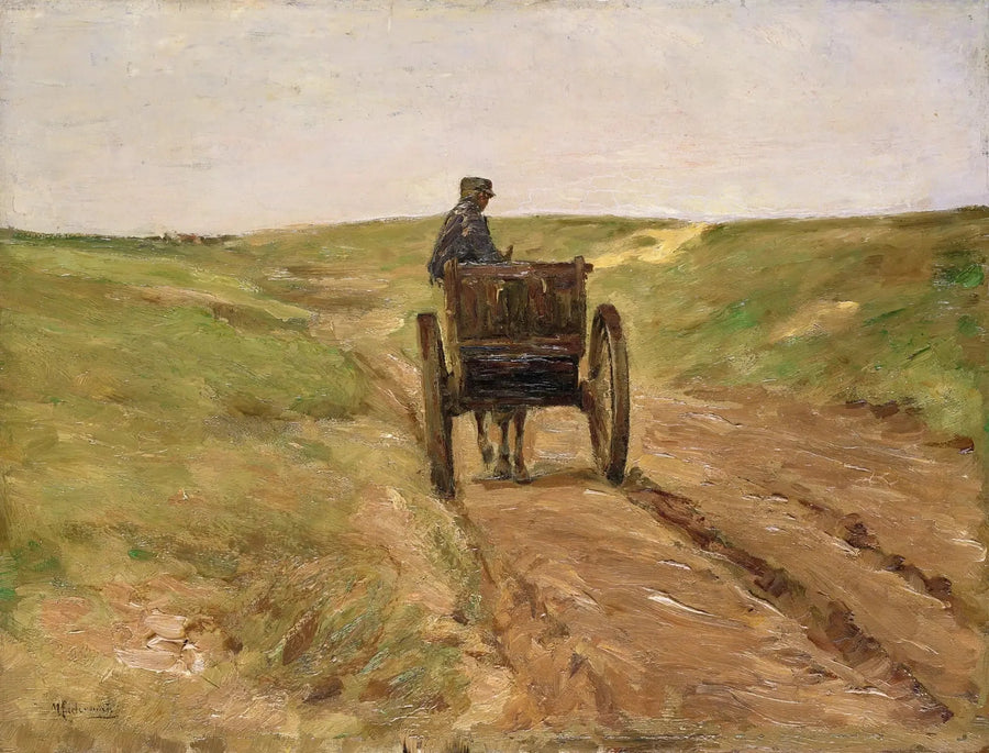 รถเข็นที่ Katwijk - Max Liebermann