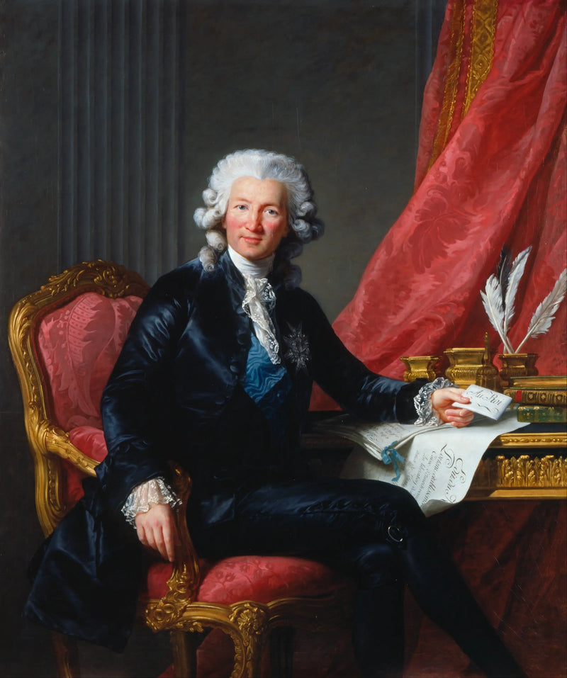 ชาร์ลส์-อเล็กซองด์ เดอ คาลอนน์ (1734-1802) - เอลิซาเบธ วิเก เลอ บรุน