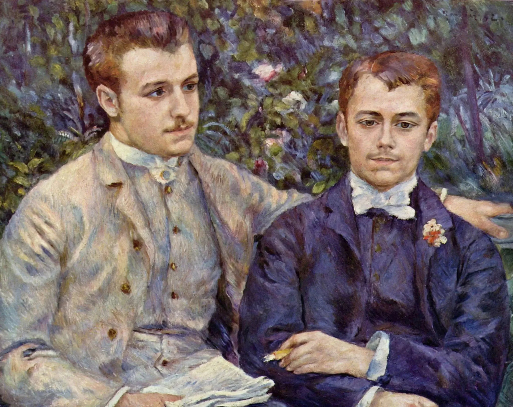 Charles et Georges Durand-Ruel - Pierre-Auguste Renoir image 1 tableau peint à l’huile sur toile