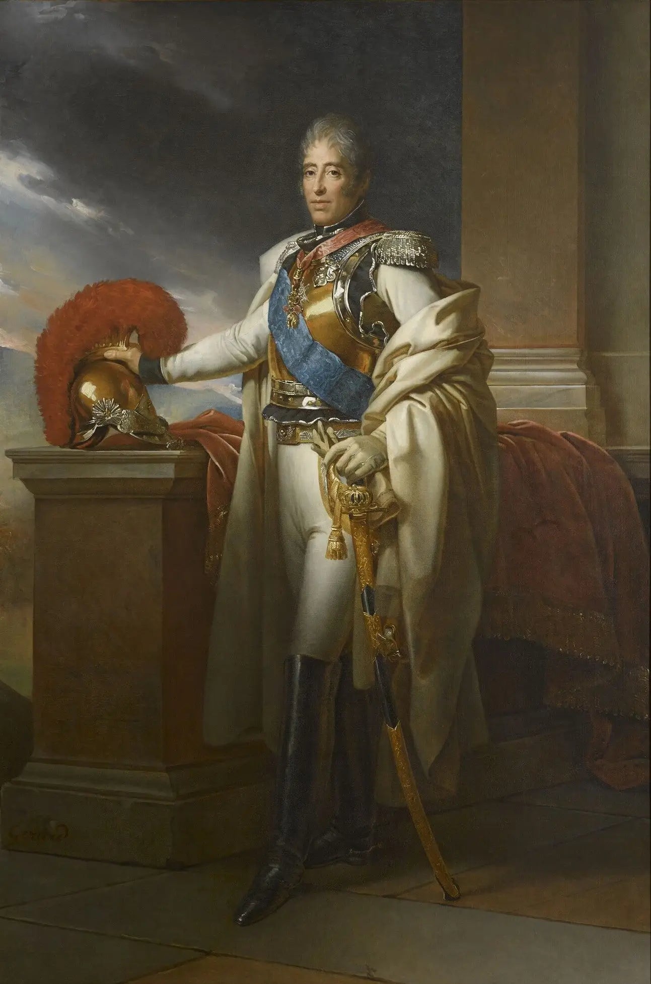 Charles-Philippe de France (1757-1836) comte d’Artois en uniforme de colonel général des Carabiniers vers 1815