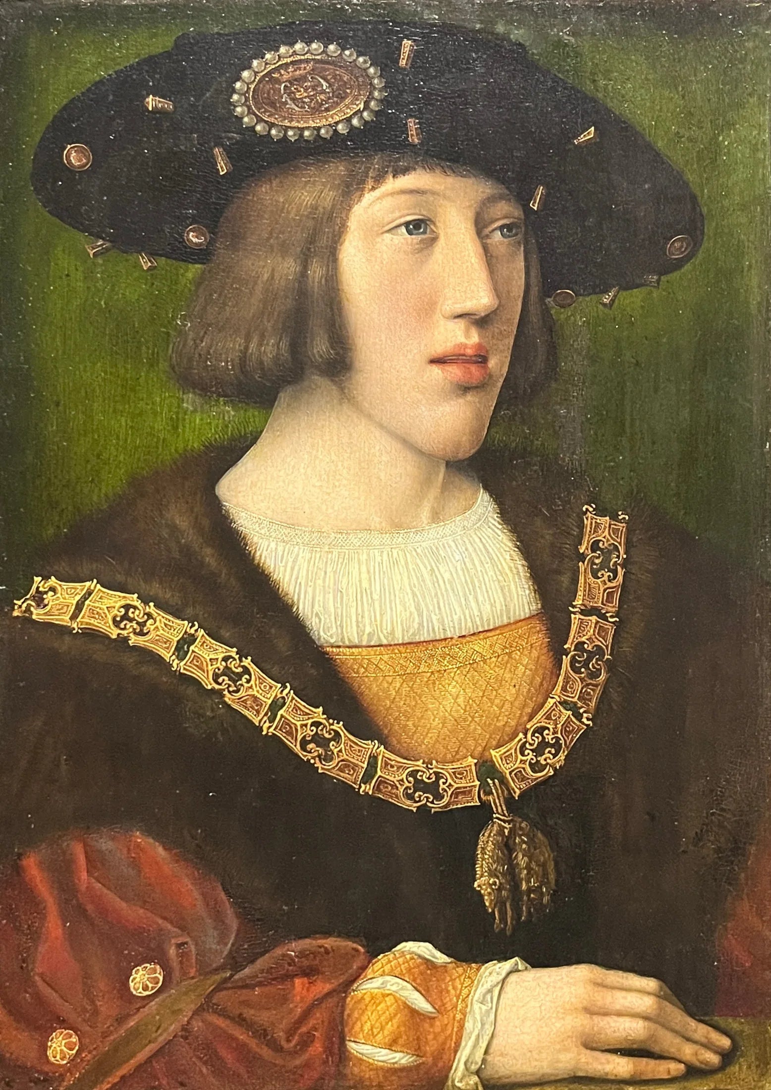 Charles Quint jeune - Bernard van Orley image 1 reproduction de peinture à l’huile