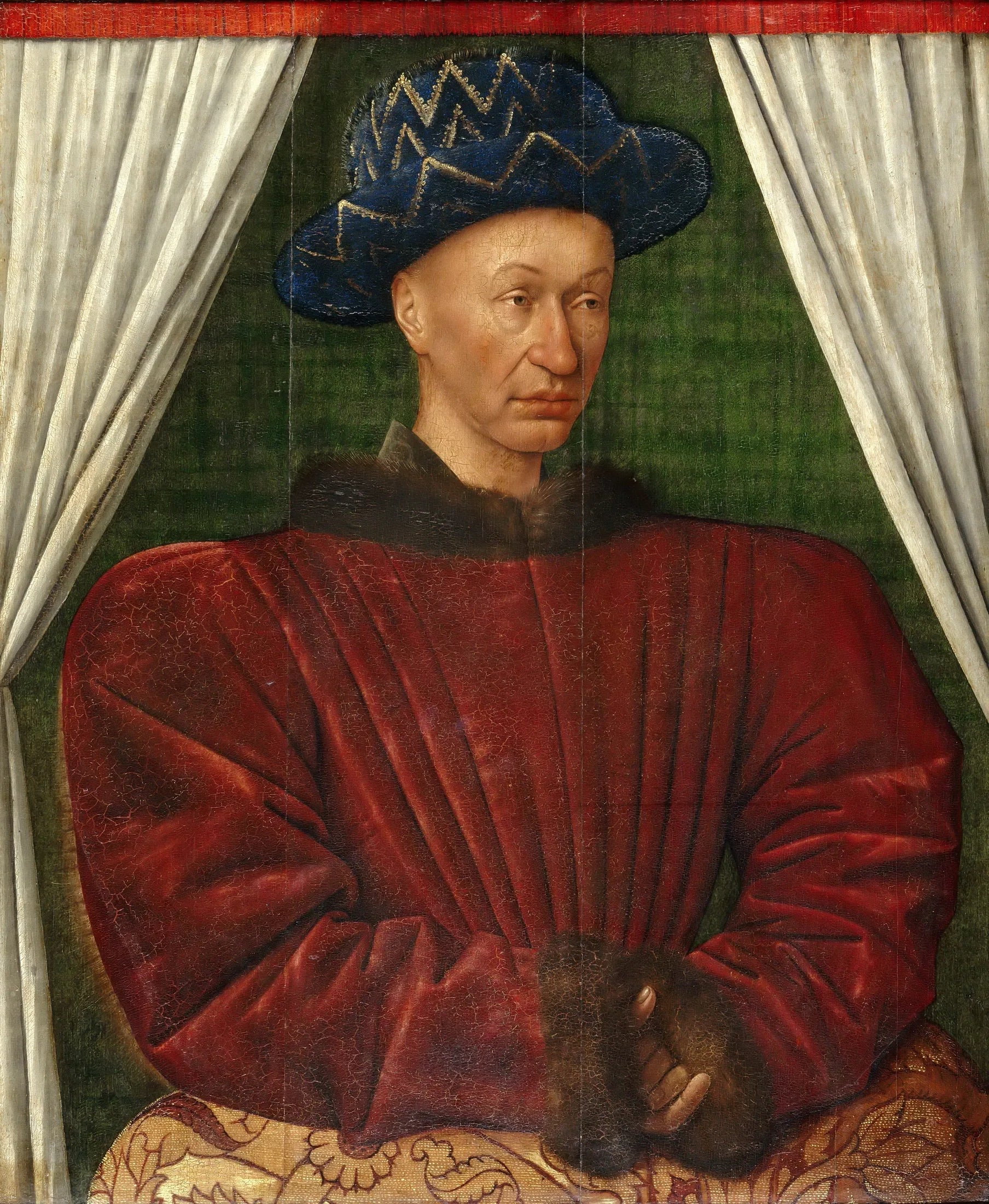 Charles VII, roi de France - Jean Fouquet image 1 reproduction d’œuvre d’art à l’huile
