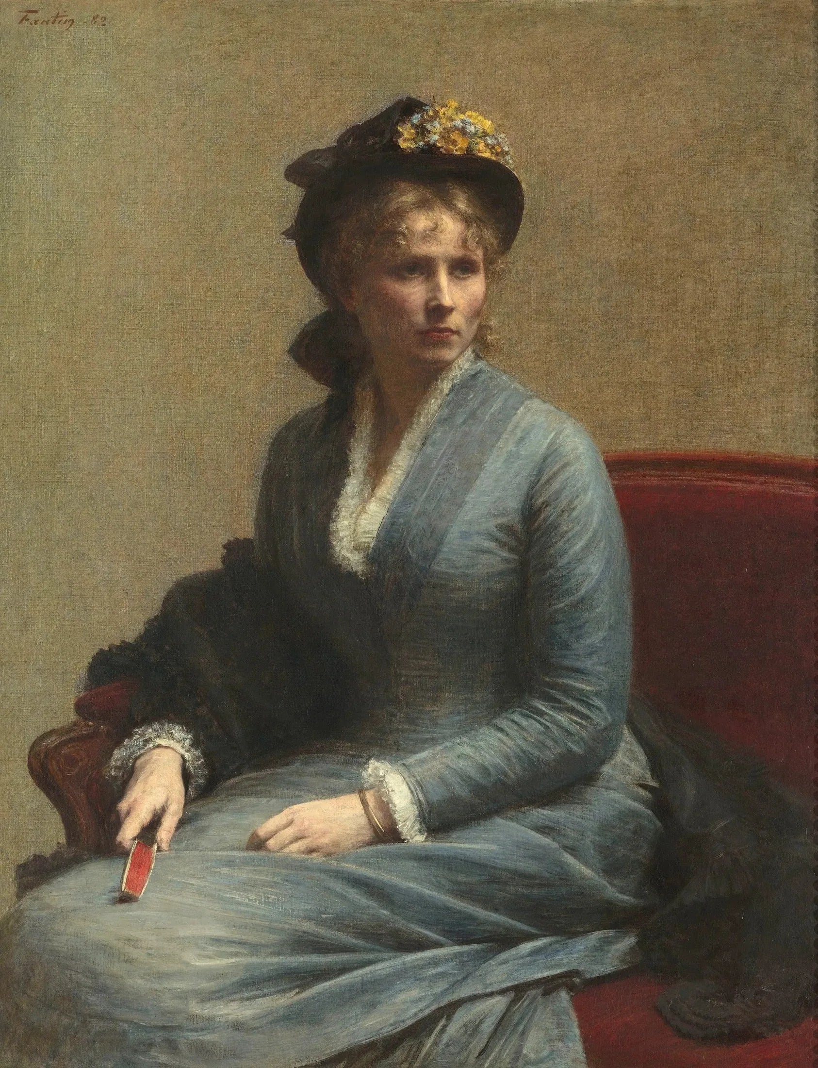 Charlotte Dubourg - Henri Fantin-Latour image 1 tableau peint à l’huile sur toile