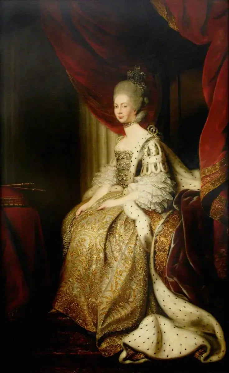 ชาร์ล็อตต์-โซฟี แห่งเมคเลนเบิร์ก-สเทรลิตซ์ (1744–1818), พระราชินีคู่สมรสของจอร์จที่ 3 - โจชัว เรย์นอลด์