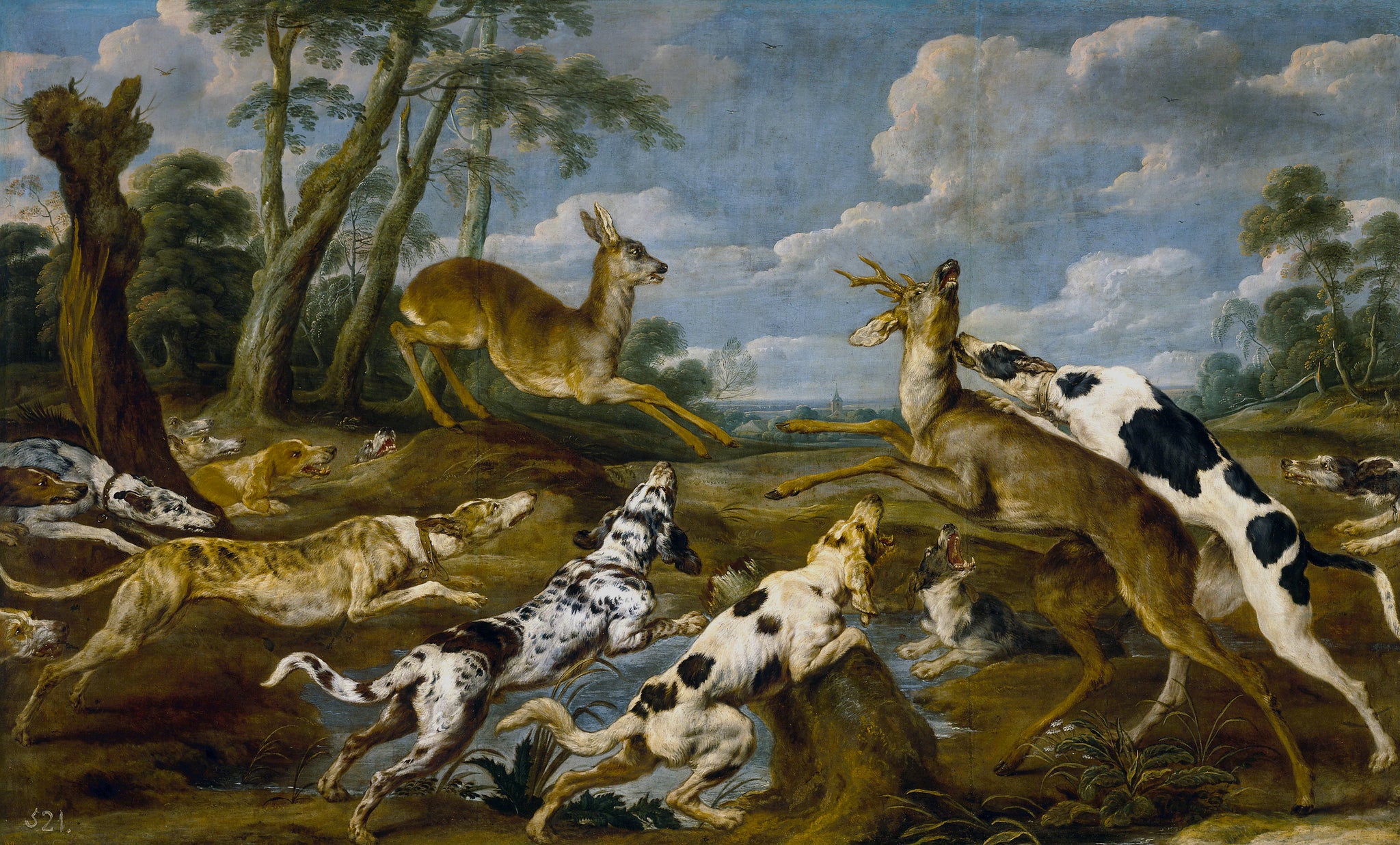 Chasse au cerf - Paul de Vos