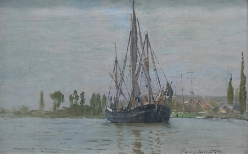 เรือประมงจอดสมอ - Claude Monet