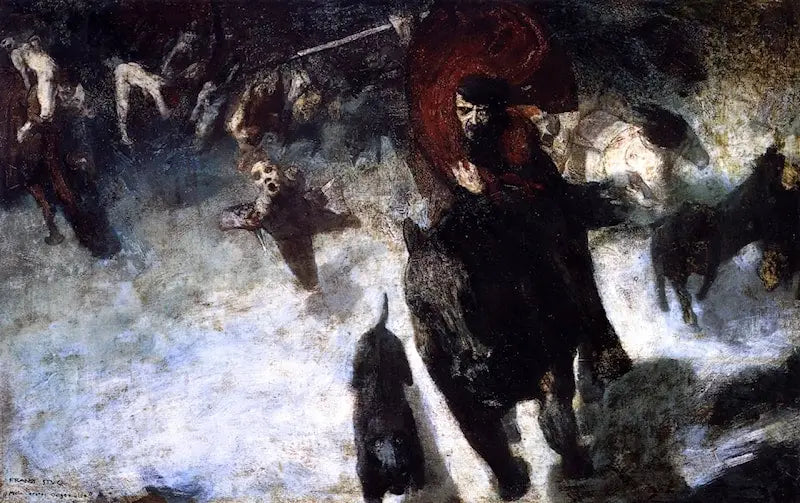Chasse Sauvage - Franz Von Stuck
