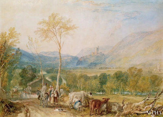 Château de Hornby - William Turner - Reproductions de tableaux et peintures haut de gamme