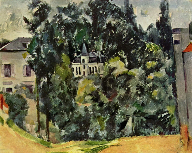 ปราสาทในบริเวณปารีส - Paul Cézanne