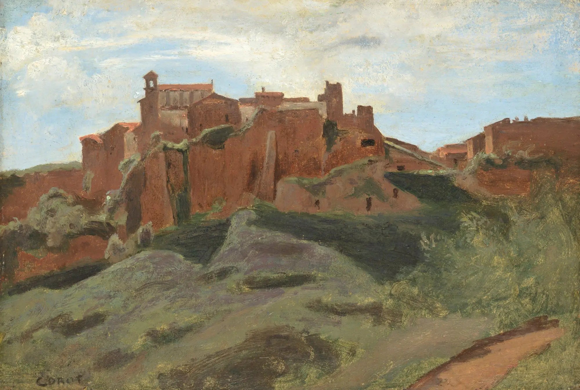 Château Sant’Elia - Jean-Baptiste Camille Corot - Alpha Reproduction