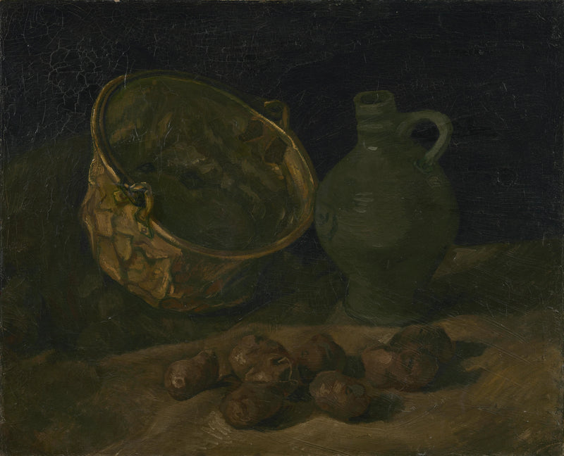 ภาพนิ่งพร้อมหม้อและเหยือกทองเหลือง - Vincent van Gogh