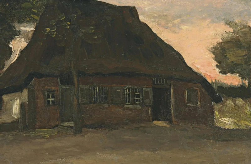 ชาเลต์ที่มีต้นไม้ - Vincent van Gogh