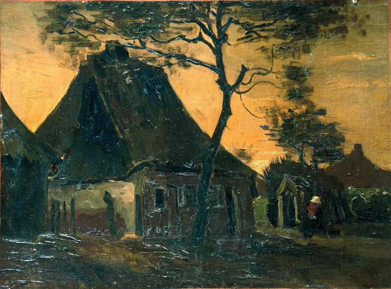 ชาเลต์ที่มีต้นไม้ - Vincent van Gogh