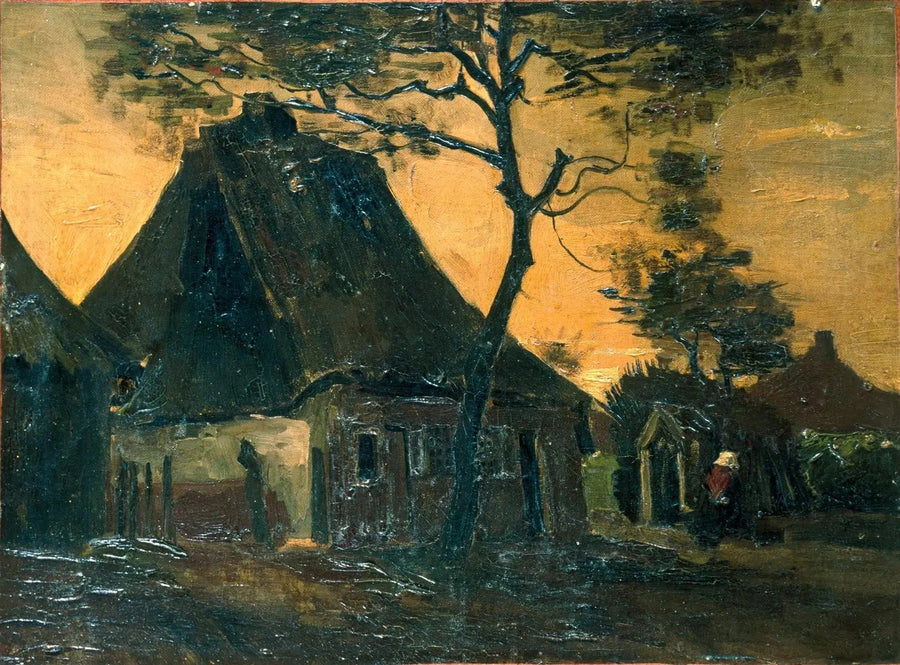 ชาเลต์ที่มีต้นไม้ - Vincent van Gogh