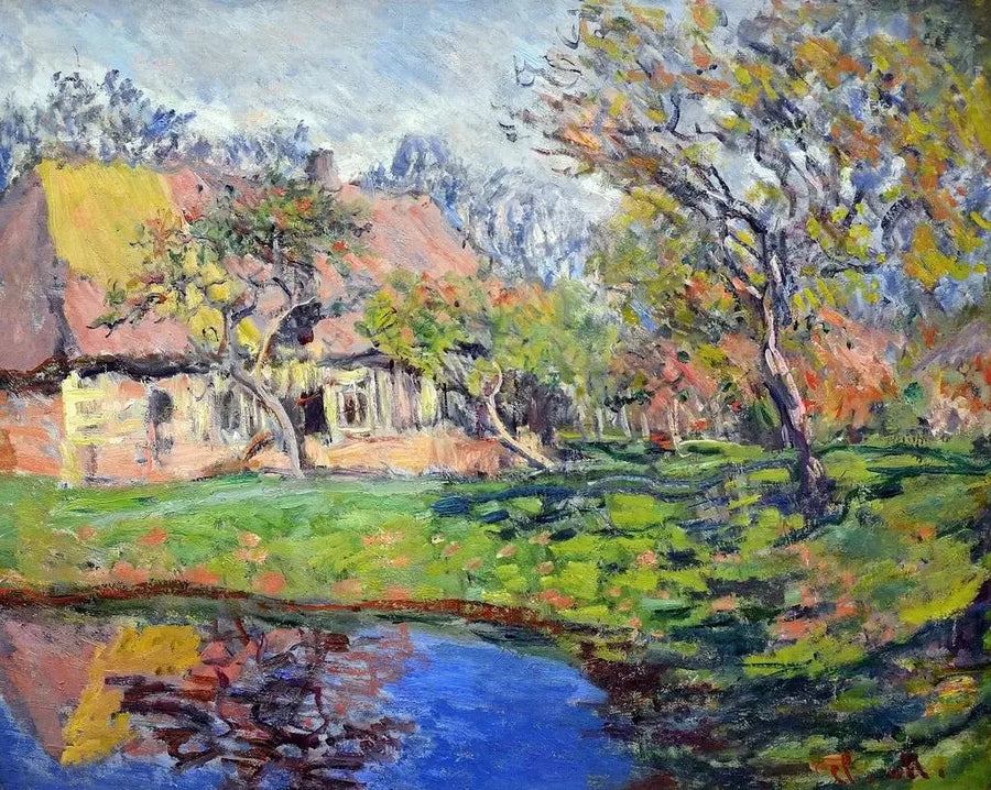 กระท่อมแบบนอร์มังดี - Claude Monet