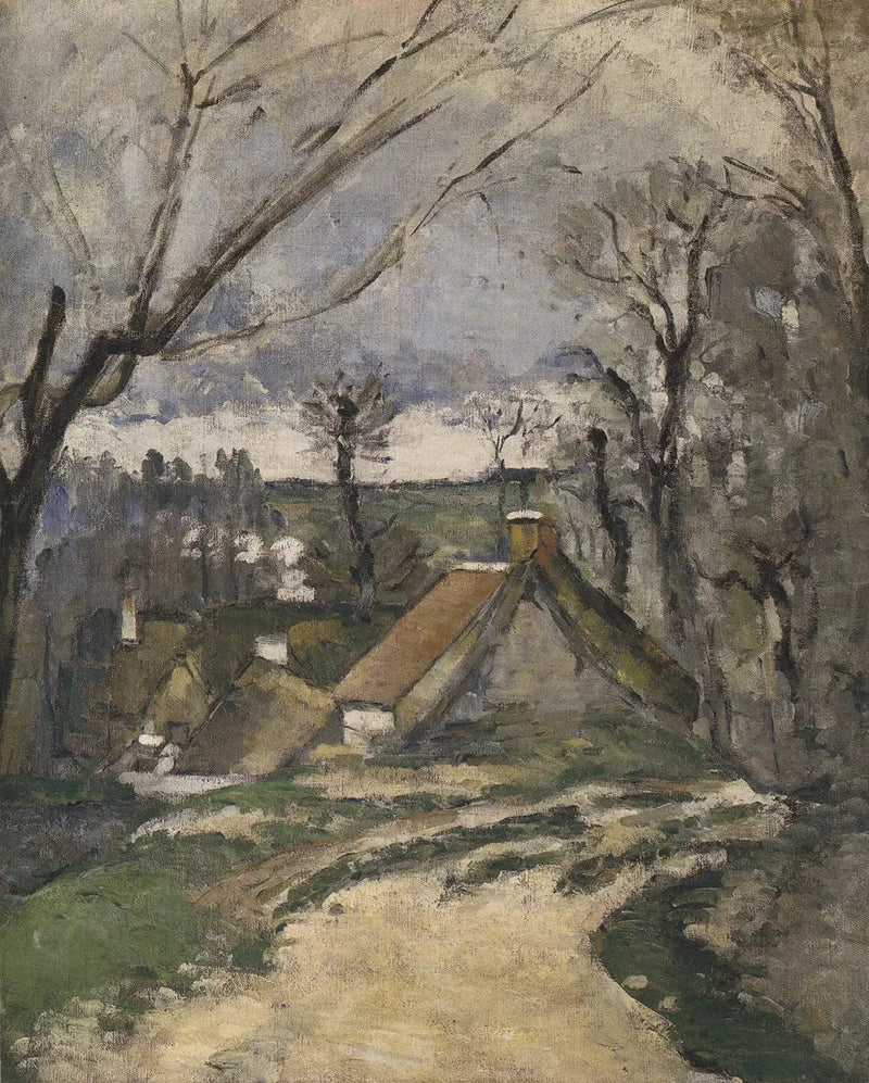 กระท่อมที่อูแวร์-ซูร์-อัวส - Paul Cézanne