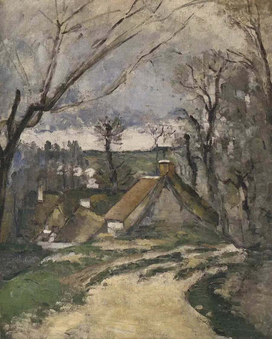 กระท่อมที่อูแวร์-ซูร์-อัวส - Paul Cézanne