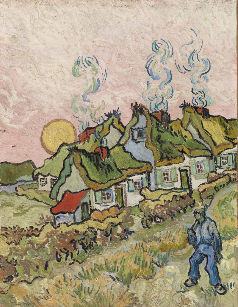 กระท่อมในแสงแดด - Vincent van Gogh