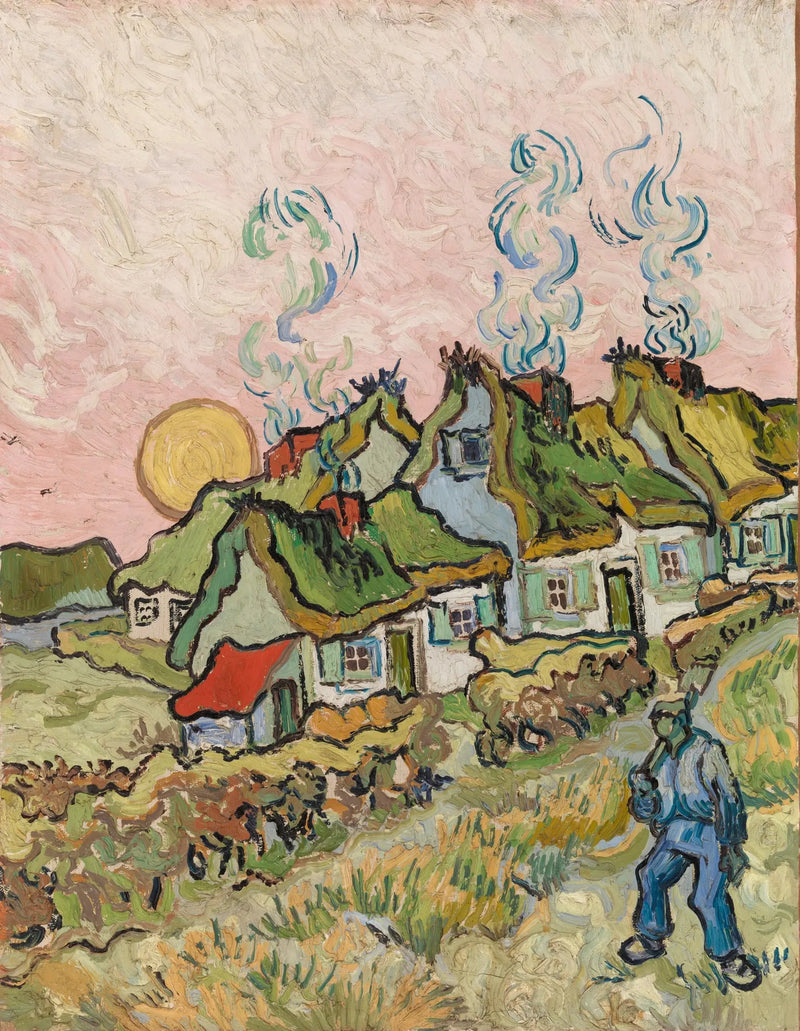กระท่อมในแสงแดด - Vincent van Gogh