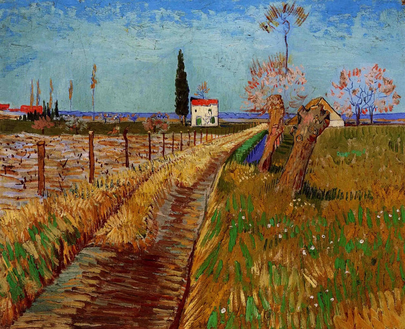 เส้นทางผ่านทุ่งต้นหลิว - Vincent van Gogh
